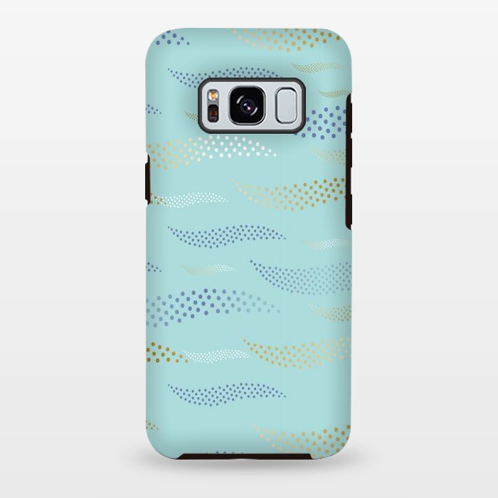 Galaxy S8 plus StrongFit Waves / Tiger (stylized pattern) 2 by Bledi