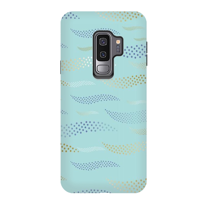 Galaxy S9 plus StrongFit Waves / Tiger (stylized pattern) 2 by Bledi