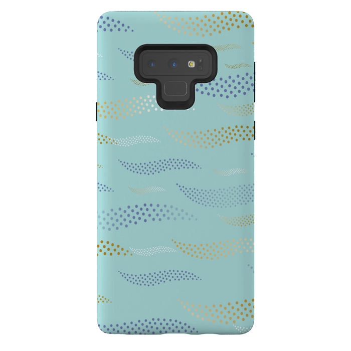 Galaxy Note 9 StrongFit Waves / Tiger (stylized pattern) 2 by Bledi