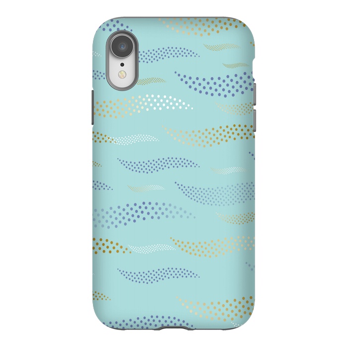 iPhone Xr StrongFit Waves / Tiger (stylized pattern) 2 by Bledi
