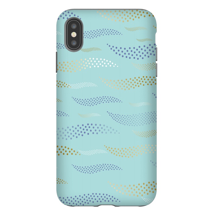 iPhone Xs Max StrongFit Waves / Tiger (stylized pattern) 2 by Bledi