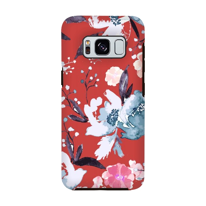 Galaxy S8 StrongFit Vintage Floral Print 2 by Bledi