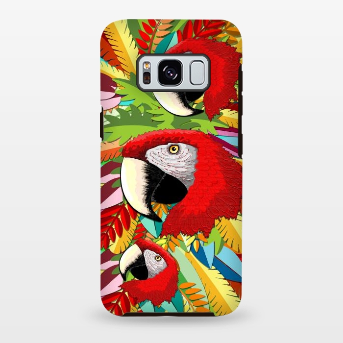Galaxy S8 plus StrongFit Macaw Parrot Paper Craft Digital Art by BluedarkArt