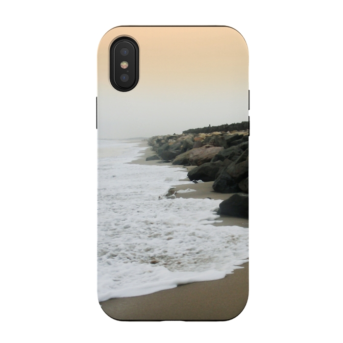 iPhone Xs / X StrongFit At Sea Shore by Creativeaxle