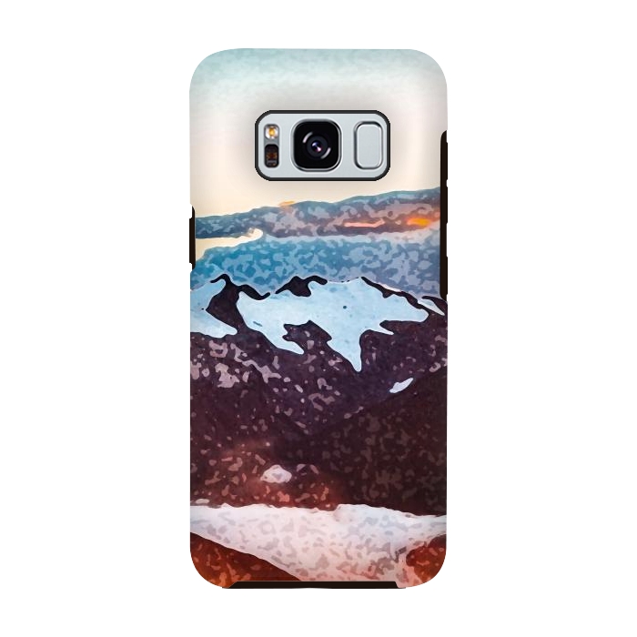 Galaxy S8 StrongFit Burn Mountain by Creativeaxle