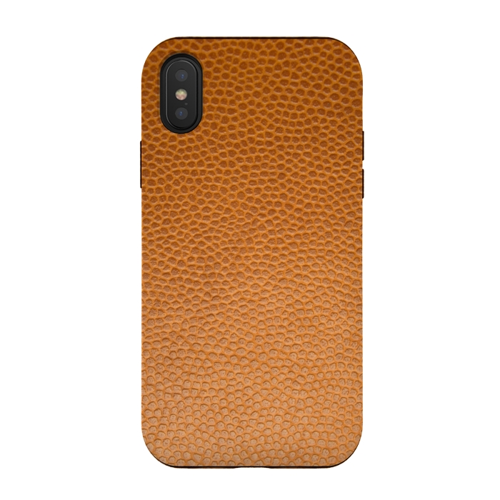iPhone Xs / X StrongFit COPPER LEATHER by MALLIKA