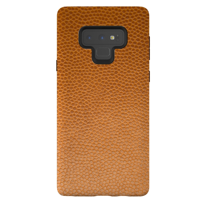 Galaxy Note 9 StrongFit COPPER LEATHER by MALLIKA
