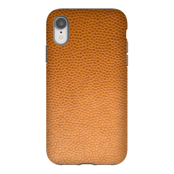 iPhone Xr StrongFit COPPER LEATHER by MALLIKA