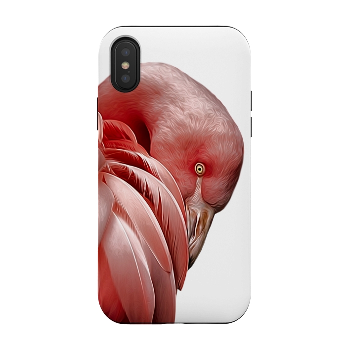 iPhone Xs / X StrongFit Flamingo Profile by Alemi