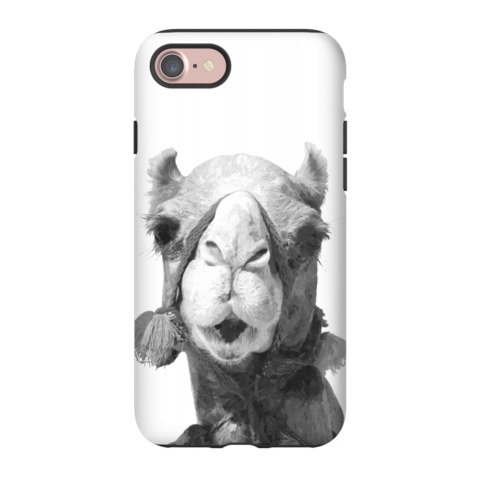 iPhone 7 StrongFit Black and White Camel by Alemi