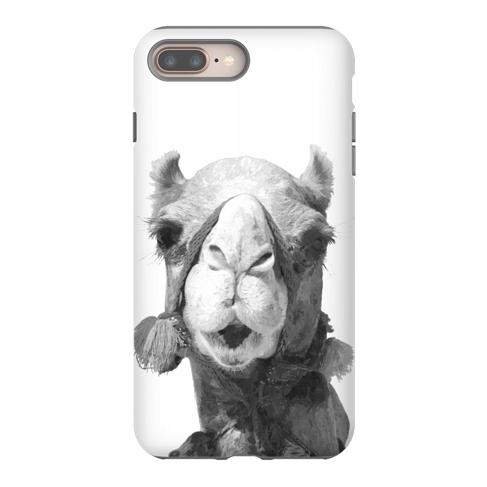 iPhone 7 plus StrongFit Black and White Camel by Alemi