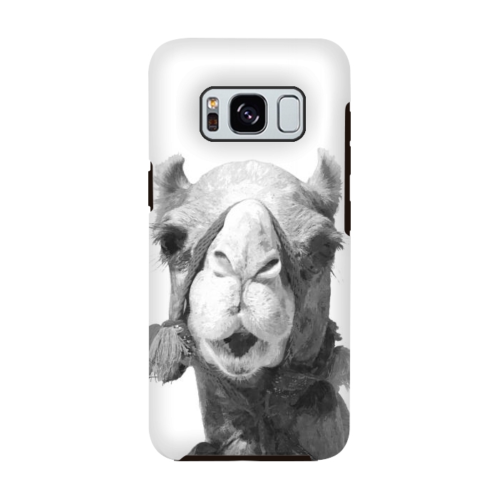 Galaxy S8 StrongFit Black and White Camel by Alemi