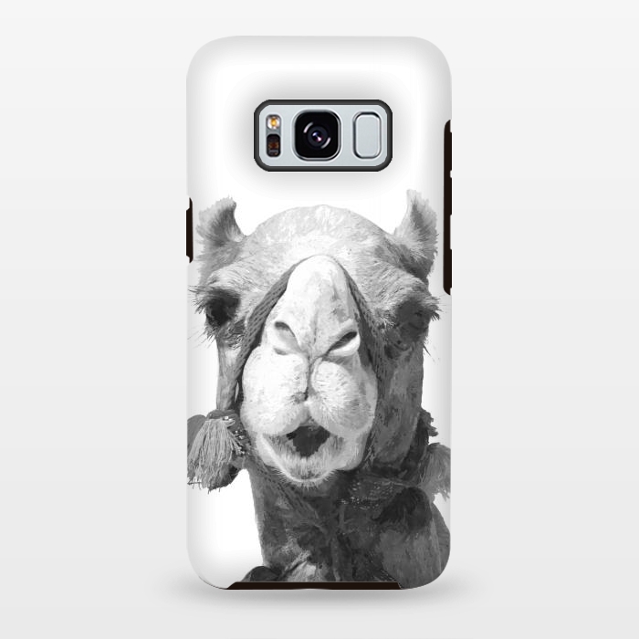 Galaxy S8 plus StrongFit Black and White Camel by Alemi