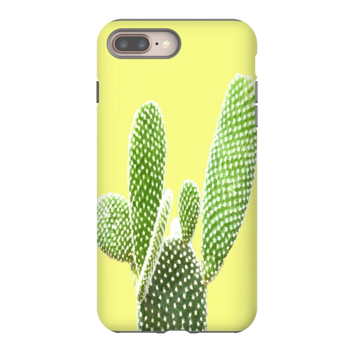 iPhone 7 plus StrongFit Cactus Yellow Background by Alemi