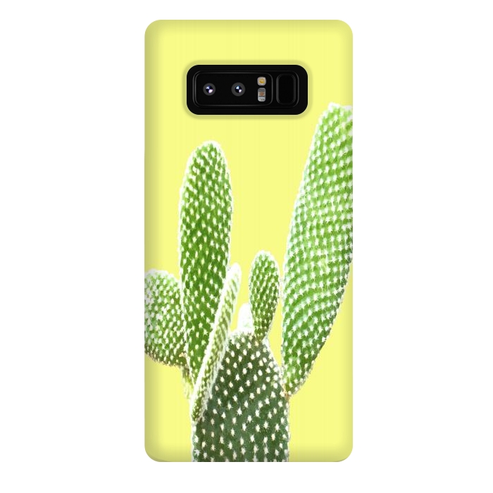 Galaxy Note 8 StrongFit Cactus Yellow Background by Alemi