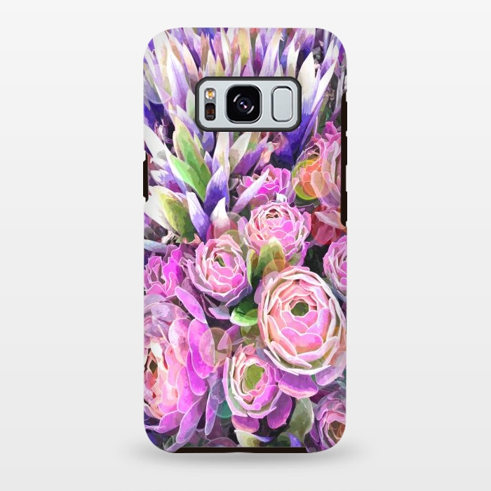 Galaxy S8 plus StrongFit Colorful Cactus by Alemi