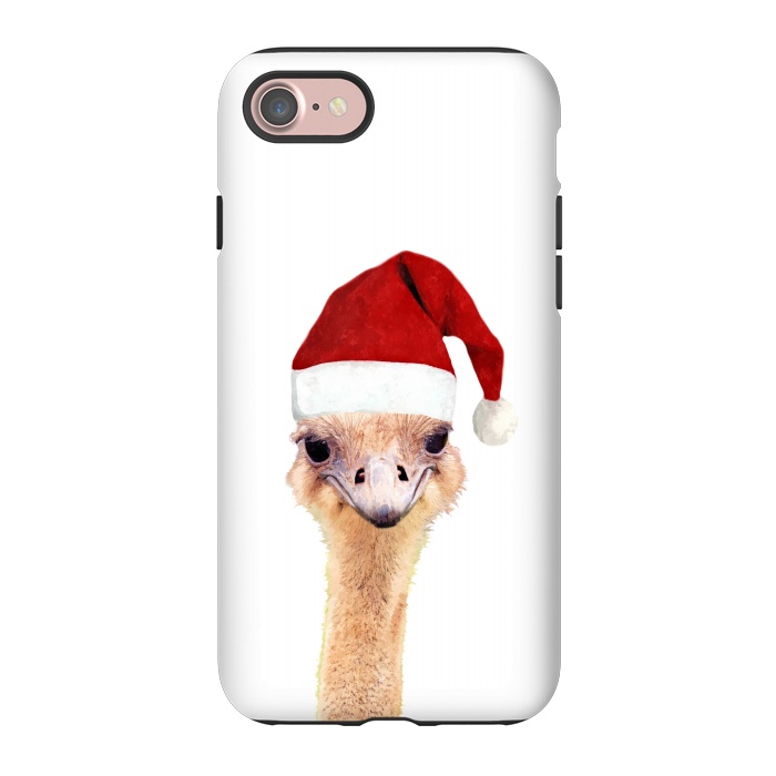 iPhone 7 StrongFit Ostrich Christmas by Alemi