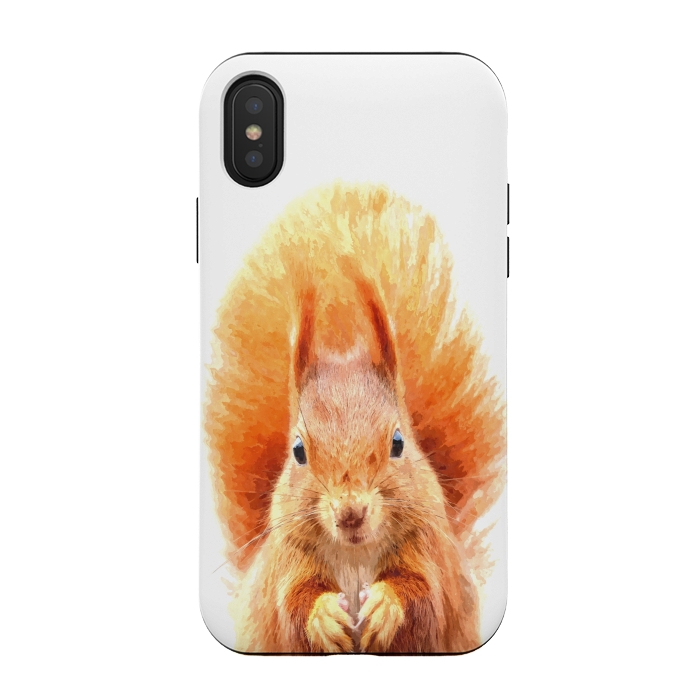 iPhone Xs / X StrongFit Squirrel by Alemi