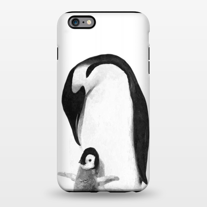 iPhone 6/6s plus StrongFit Black and White Penguins by Alemi