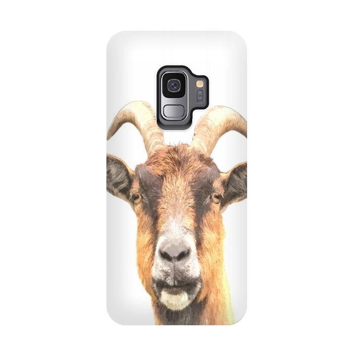 Galaxy S9 StrongFit Goat Portrait by Alemi