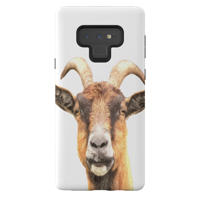 Galaxy Note 9 StrongFit Goat Portrait by Alemi