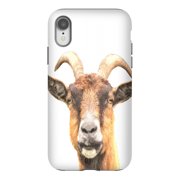 iPhone Xr StrongFit Goat Portrait by Alemi