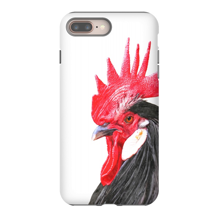 iPhone 7 plus StrongFit Rooster Portrait by Alemi