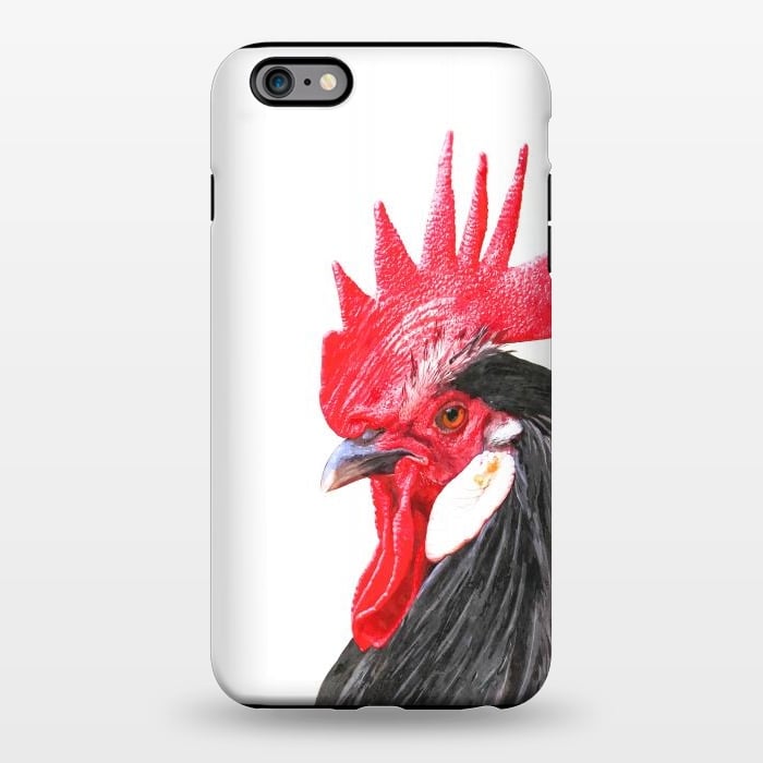 iPhone 6/6s plus StrongFit Rooster Portrait by Alemi