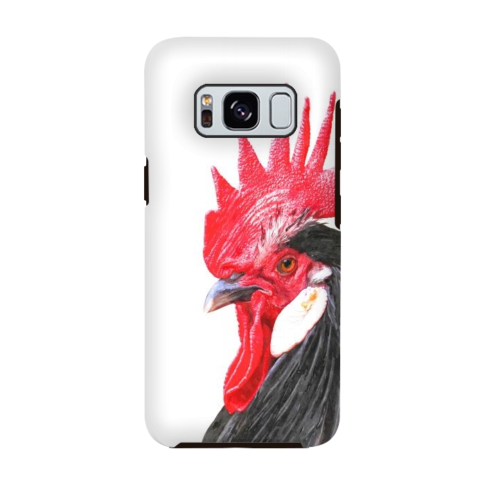 Galaxy S8 StrongFit Rooster Portrait by Alemi