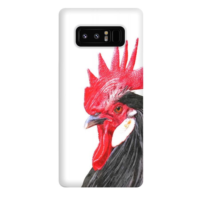 Galaxy Note 8 StrongFit Rooster Portrait by Alemi