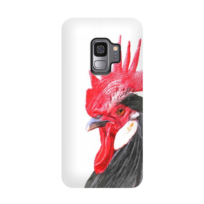 Galaxy S9 StrongFit Rooster Portrait by Alemi