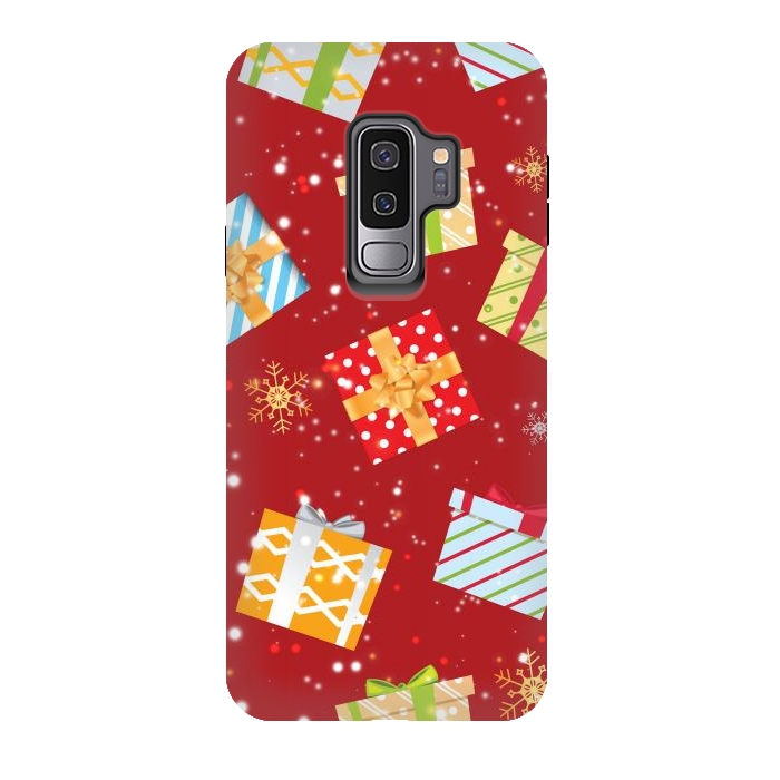 Galaxy S9 plus StrongFit Christmas gifts pattern by Bledi