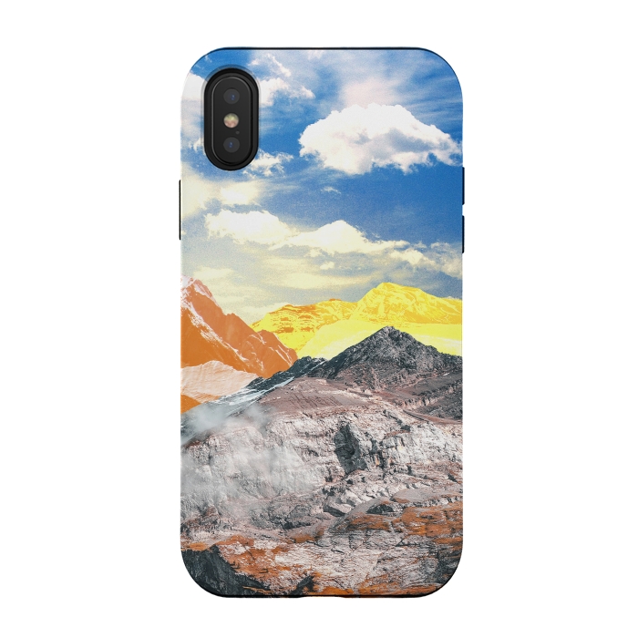 iPhone Xs / X StrongFit Mountains (photo montage) by Bledi