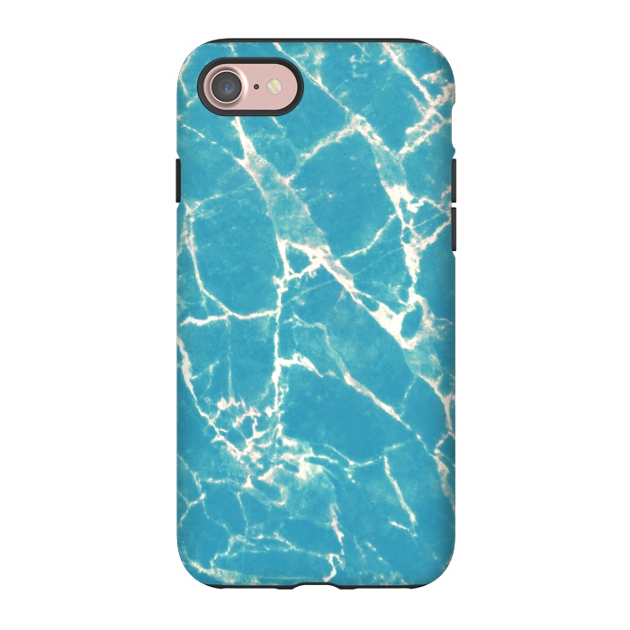 iPhone 7 StrongFit Bright blue marble by Oana 