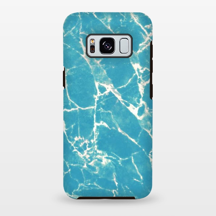 Galaxy S8 plus StrongFit Bright blue marble by Oana 