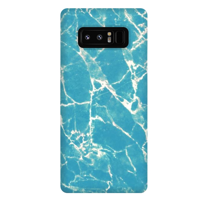 Galaxy Note 8 StrongFit Bright blue marble by Oana 