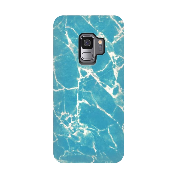 Galaxy S9 StrongFit Bright blue marble by Oana 