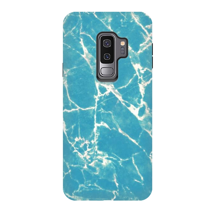 Galaxy S9 plus StrongFit Bright blue marble by Oana 