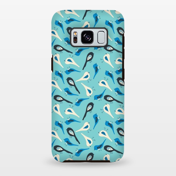 Galaxy S8 plus StrongFit Berry Birds by Edith May