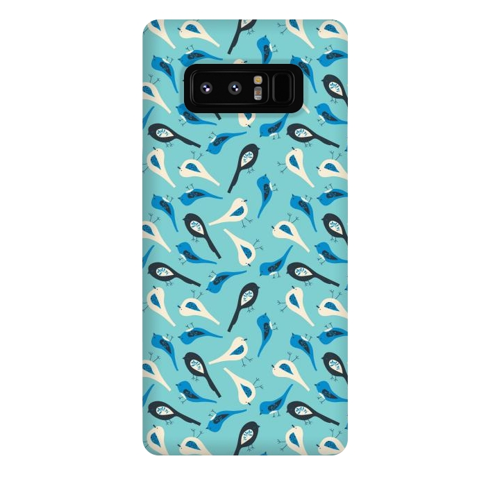 Galaxy Note 8 StrongFit Berry Birds by Edith May