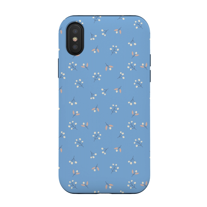 iPhone Xs / X StrongFit Blissful berries by Edith May