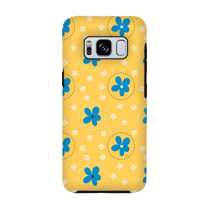 Galaxy S8 StrongFit Daisy Flower Stitch by Edith May