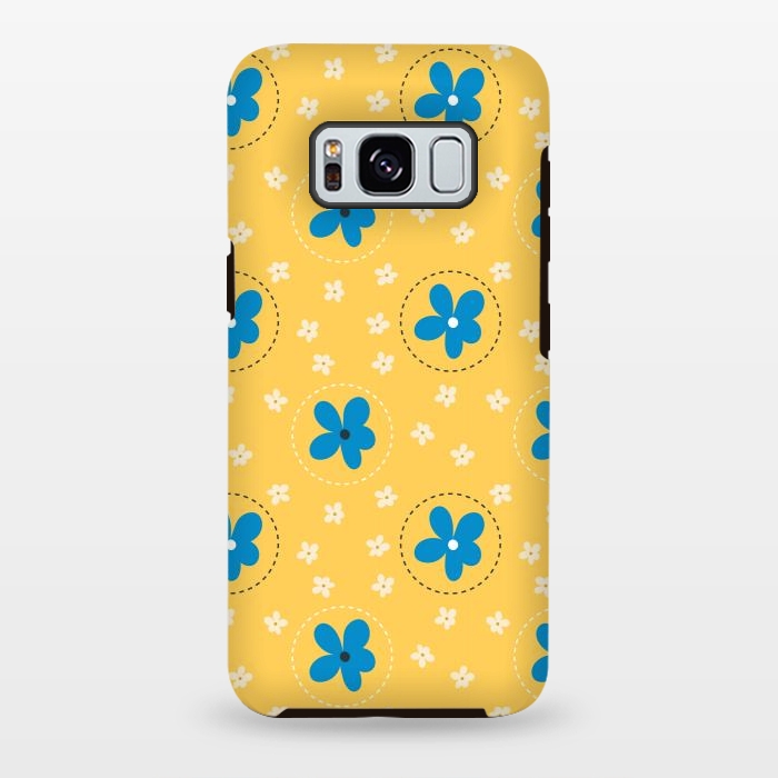 Galaxy S8 plus StrongFit Daisy Flower Stitch by Edith May