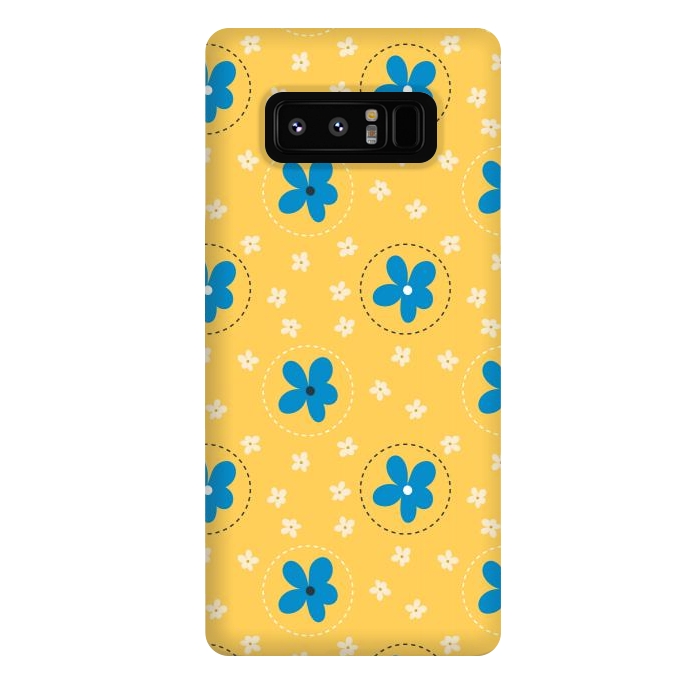 Galaxy Note 8 StrongFit Daisy Flower Stitch by Edith May