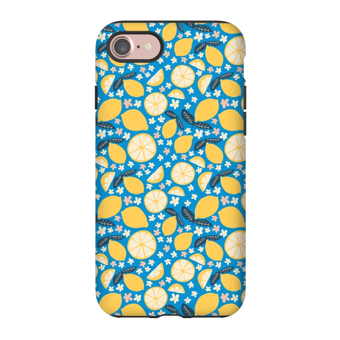 iPhone 7 StrongFit Summer Lemons by Edith May