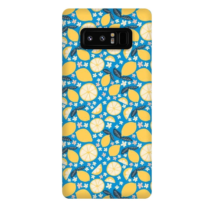 Galaxy Note 8 StrongFit Summer Lemons by Edith May