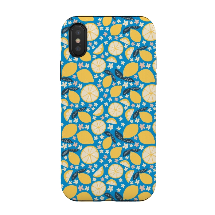 iPhone Xs / X StrongFit Summer Lemons by Edith May