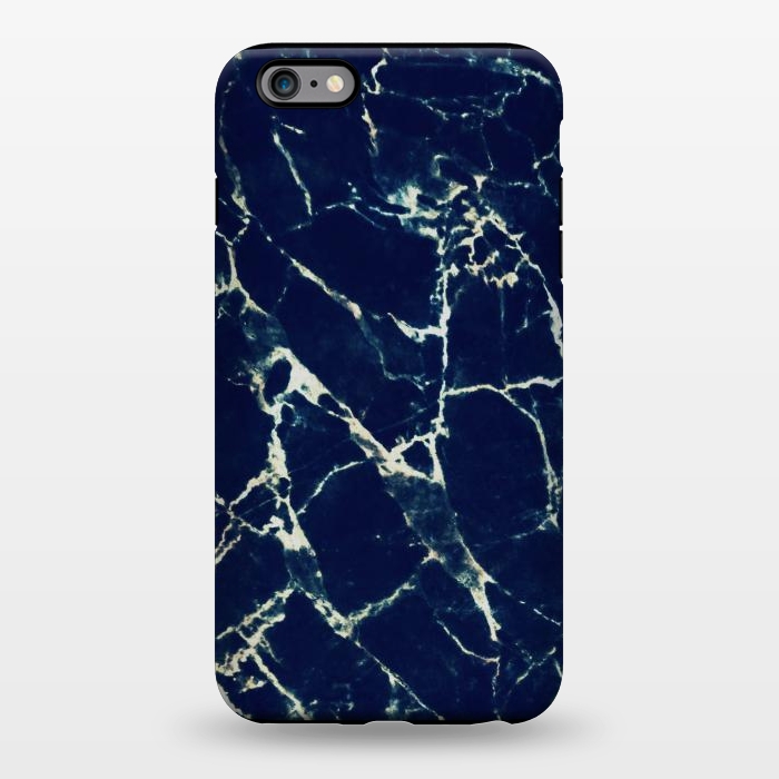 iPhone 6/6s plus StrongFit Dark navy marble by Oana 