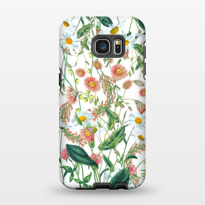 Galaxy S7 EDGE StrongFit Wild flowers meadow by Oana 