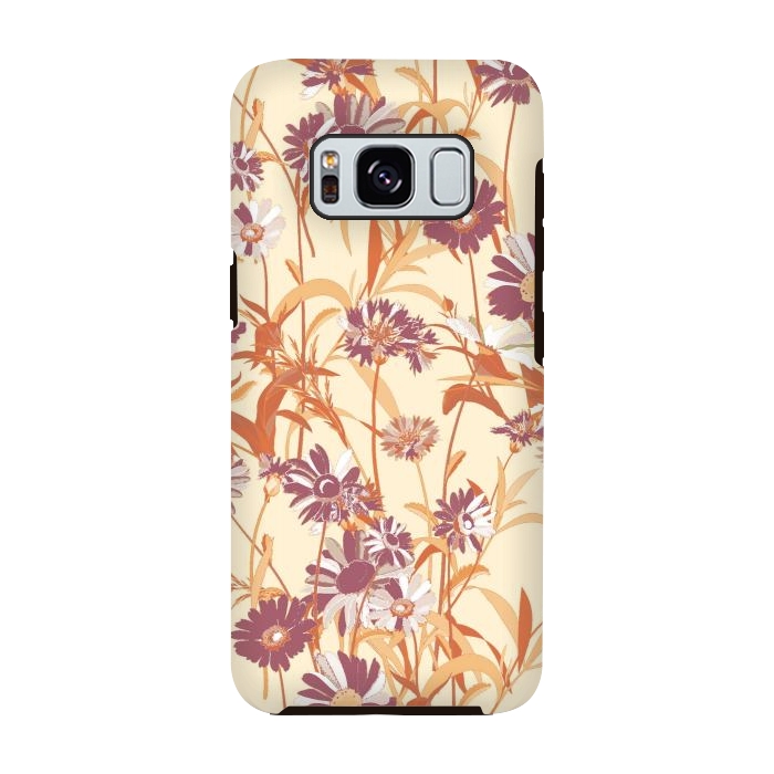 Galaxy S8 StrongFit Bright wild flowers meadow by Oana 